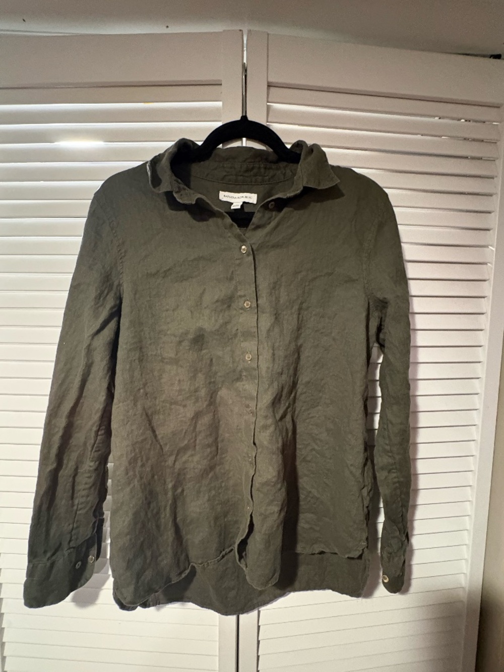 Banana Republic Linen Shirt size M